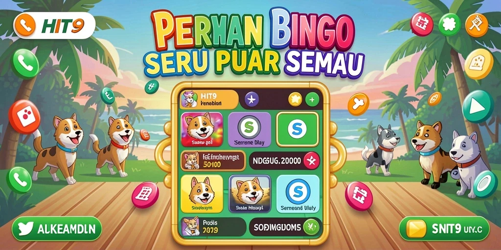 Screenshot gameplay HIT9 menampilkan keseruan bermain Bingo.