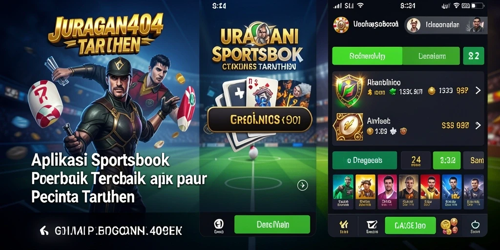 Tampilan menarik dalam aplikasi JURAGAN404 saat melakukan taruhan olahraga.