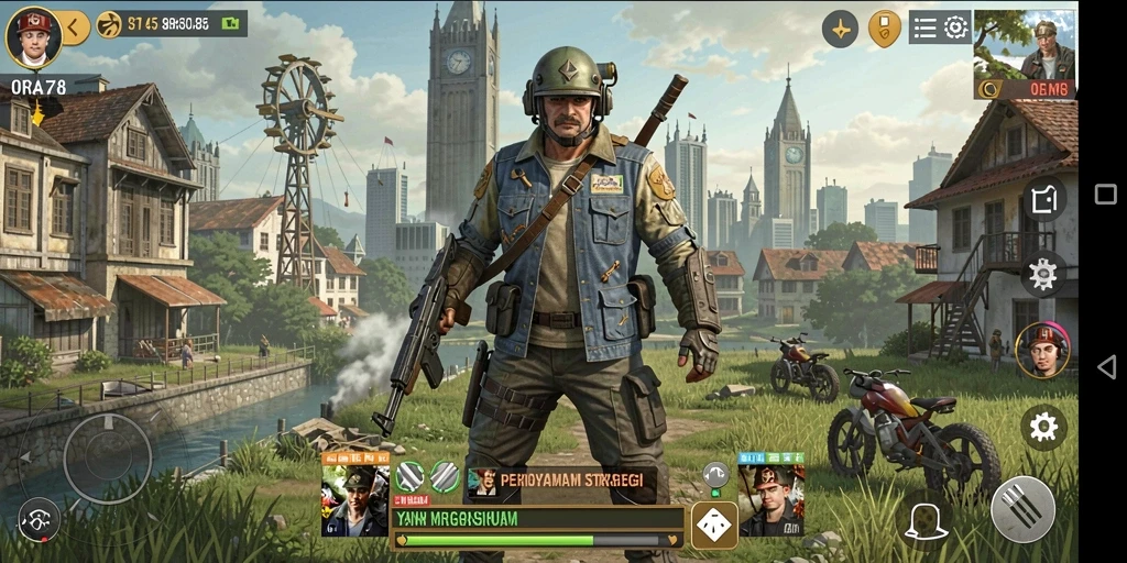 Tampilan menarik dari gameplay ORA78 yang mendebarkan.