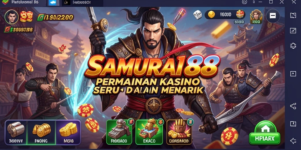 Tampilan gameplay menarik di SAMURAI88 yang penuh dengan variasi kasino.
