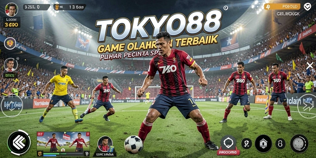 Screenshot gameplay <strong>TOKYO88</strong> yang menunjukkan aksi olahraga mendebarkan.