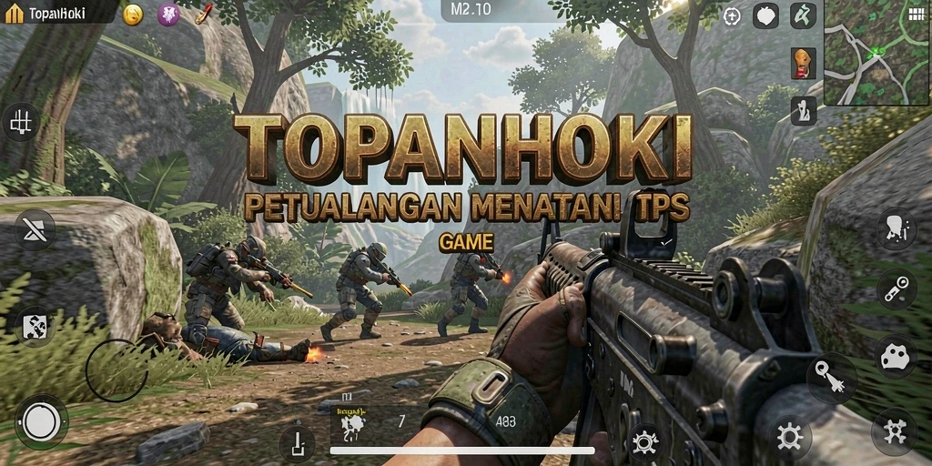 Tampilan menarik dari gameplay intens <strong>TOPANHOKI</strong> saat beraksi.