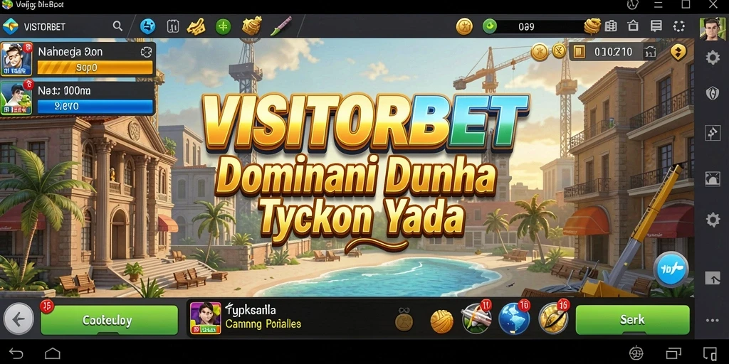 Tampilkan gameplay menegangkan di dunia Tycoon VISITORBET.