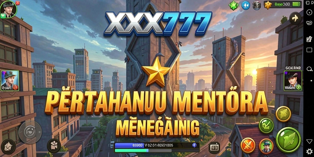Tampilan gameplay XXX777 menampilkan aksi menara yang epik dalam pertahanan musuh.