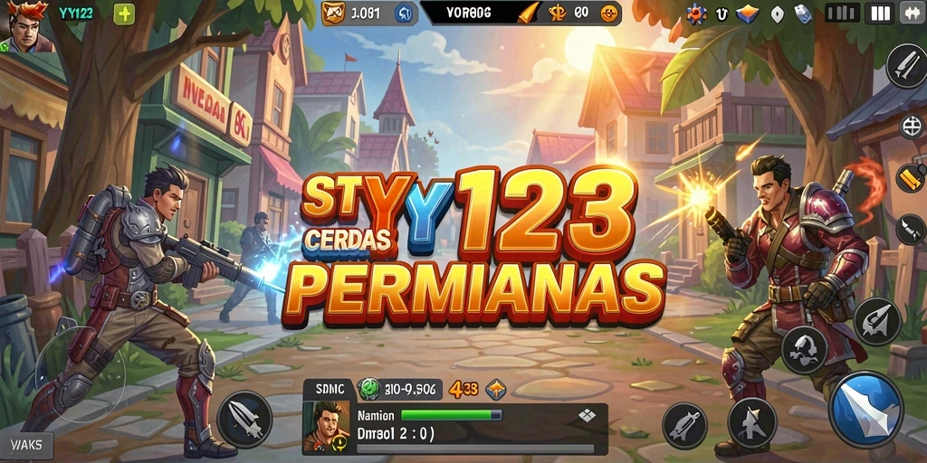 Screenshot gameplay <strong>YY123</strong> menampilkan strategi pertempuran yang mendalam.