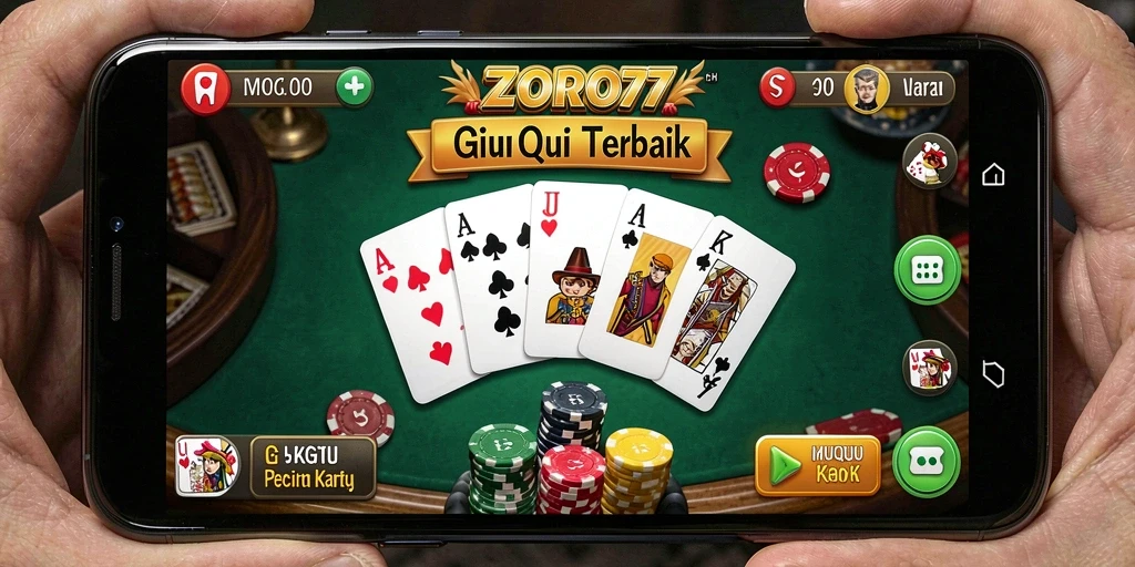 Tampilan gameplay menarik dari ZORO77 saat bermain QiuQiu.